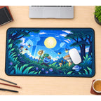 Moonlit Frog Grove desk mat — product mockup 1