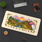 Cozy Farm Valley desk mat — product mockup 3