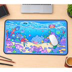 Tiny Ocean Friends desk mat — product mockup 1