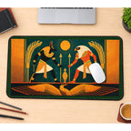 Egyptian Deities in Battle desk mat — product mockup 1