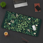 Sage Green Floral Vines desk mat — product mockup 3