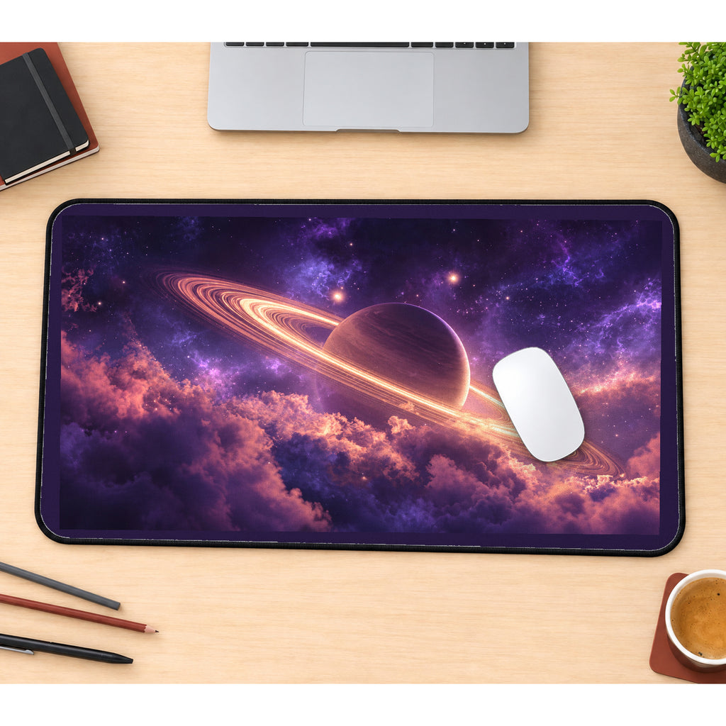 Ringed Planet Nebula desk mat — product mockup 1