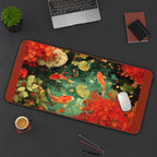 Autumn Koi Pond desk mat — product mockup 3