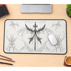 Winged Sword Cybersigil desk mat — product mockup 1