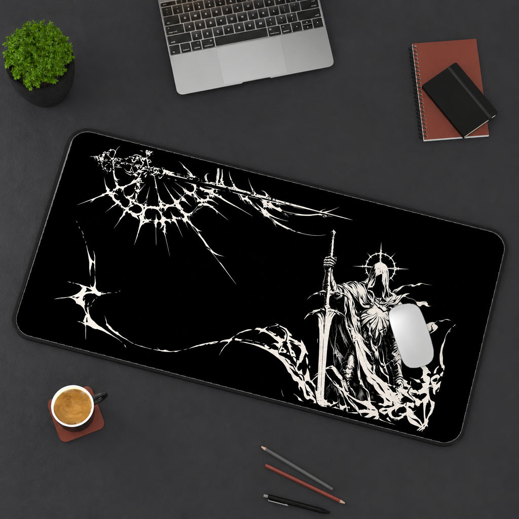 Grim Reaper Knight desk mat — product mockup 3