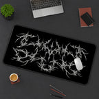 Symmetrical Silver Cybersigil desk mat — product mockup 3