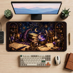 Arcane Wizard Study desk mat — product mockup 2