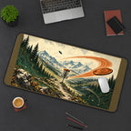 Mountain Disc Golf Course desk mat — product mockup 3
