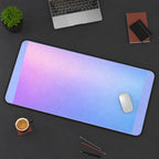 Lavender and Dusty Blue Gradient desk mat — product mockup 3