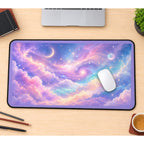 Pastel Galaxy Cloudscape desk mat — product mockup 1