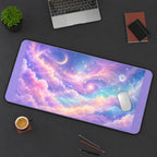 Pastel Galaxy Cloudscape desk mat — product mockup 3