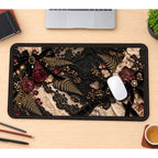 Victorian Lace Herbarium desk mat — product mockup 1