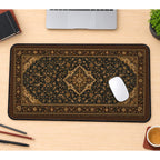 Dark Persian Rug Medallion desk mat — product mockup 1