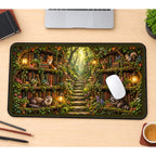 Enchanted Woodland Library desk mat — product mockup 1