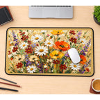 Painterly Meadow Wildflowers desk mat — product mockup 1