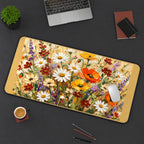 Painterly Meadow Wildflowers desk mat — product mockup 3