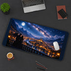 Starry Mountain City Overlook desk mat — product mockup 3