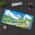 Alpine Wildflower Lake desk mat — product mockup 3