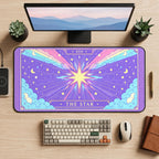 Pastel Star Tarot Sky desk mat — product mockup 2