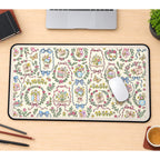 Bookish Garden Bows and Books desk mat — product mockup 1