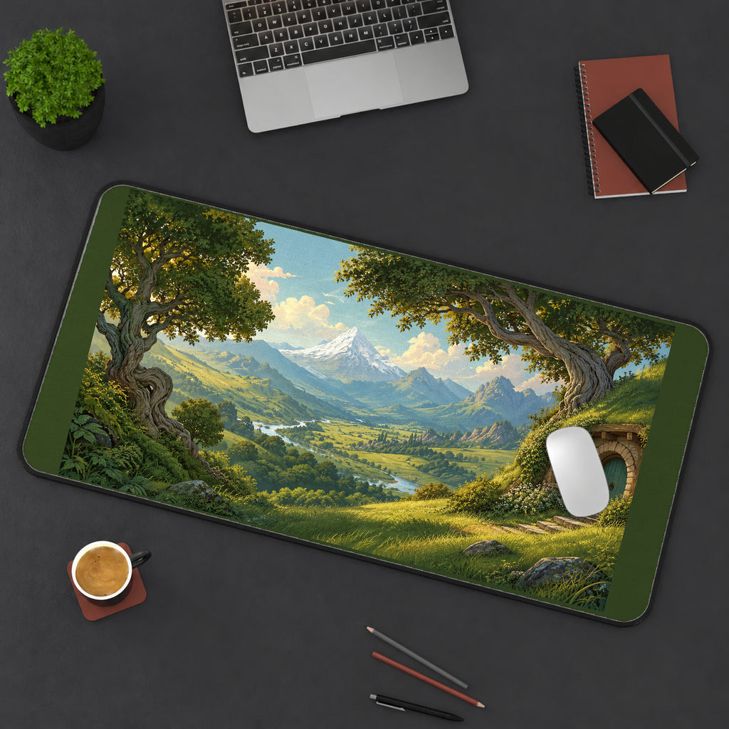 Round Door Mountain Valley desk mat — product mockup 3