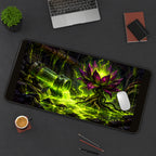 Mutant Lotus in Glowing Ooze desk mat — product mockup 3