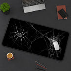Spider and White Webs desk mat — product mockup 3