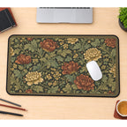 Vintage Garden Floral Repeat desk mat — product mockup 1