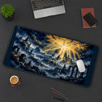 Golden Tree Above Ruined Lands desk mat — product mockup 3