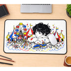 Anime Boy Circus Daydream desk mat — product mockup 1