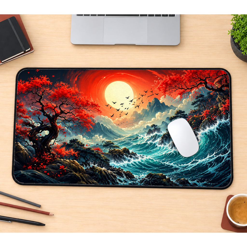 Moonlit Ocean Passage Desk Mat — product mockup 1