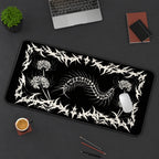 Centipede and Thorned Flowers desk mat — product mockup 3