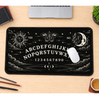Celestial Spirit Board Alphabet desk mat — product mockup 1