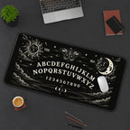 Celestial Spirit Board Alphabet desk mat — product mockup 3