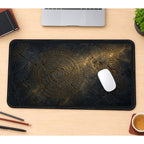 Ancient Rune Stone Circles desk mat — product mockup 1