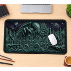 Ancient Tentacled Relief City desk mat — product mockup 1