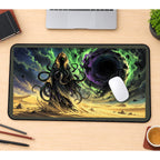 Hooded Tentacled Desert Wanderer desk mat — product mockup 1