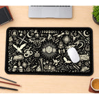 Tabletop Fantasy Symbol Pattern desk mat — product mockup 1