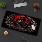 Plague Doctor and Ravens desk mat — product mockup 3