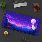 Pixel Mountain Moonrise desk mat — product mockup 3