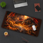 Dragon and Golden Hoard desk mat — product mockup 3