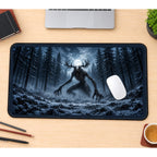 Antlered Forest Monster desk mat — product mockup 1