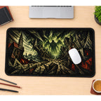 Shattered City and Sea Monster desk mat — product mockup 1