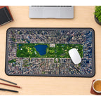 Central Park from Above desk mat — product mockup 1