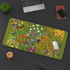 Colorful Meadow in Bloom desk mat — product mockup 3