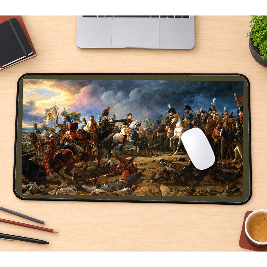 Cavalry on a Historic Battlefield desk mat — product mockup 1