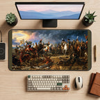 Cavalry on a Historic Battlefield desk mat — product mockup 2