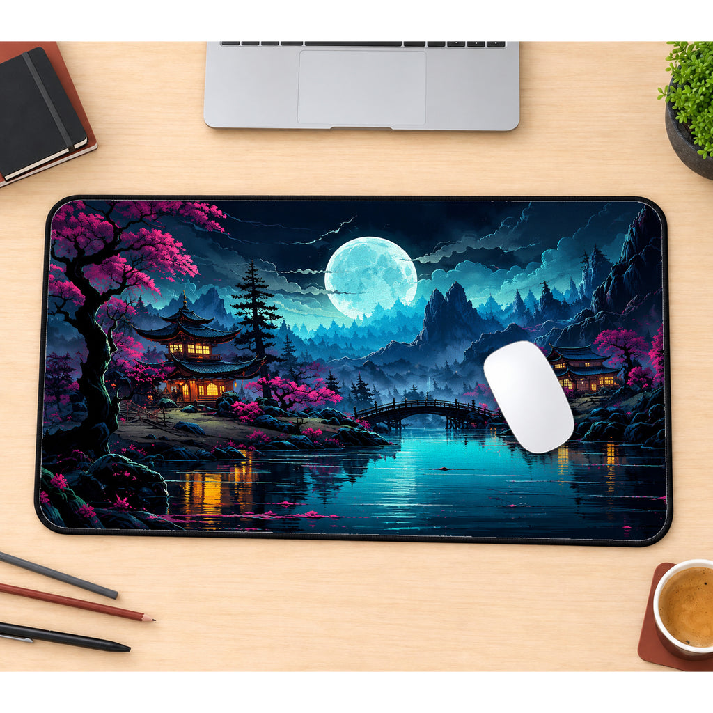 Mystic Japanese Valley Desk Mat — product mockup 1
