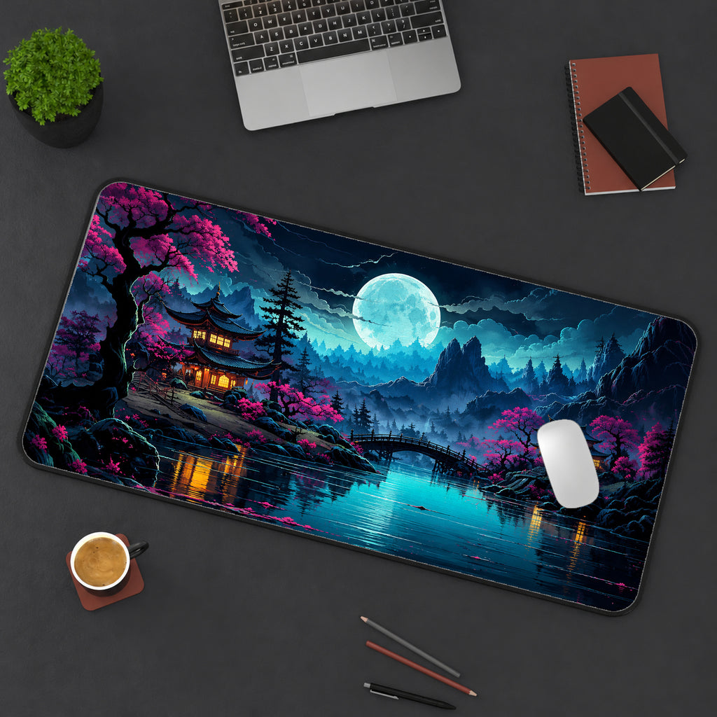 Mystic Japanese Valley Desk Mat — product mockup 3