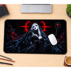 Dark Nun with a Scarlet Halo desk mat — product mockup 1